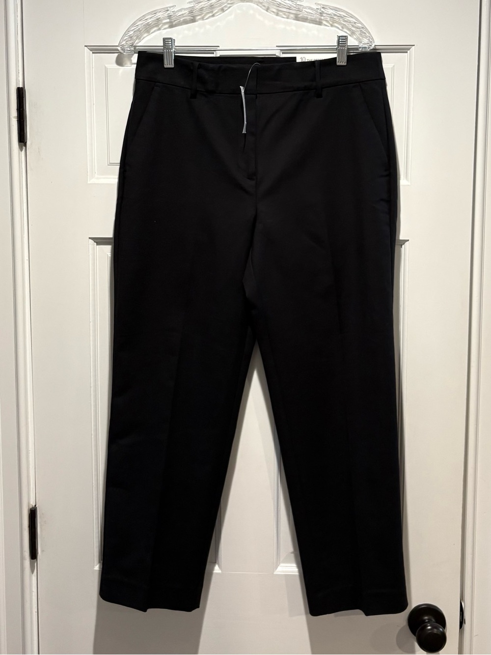 NWT LOFT‎ The Perfect Straight Women Size 10 Black